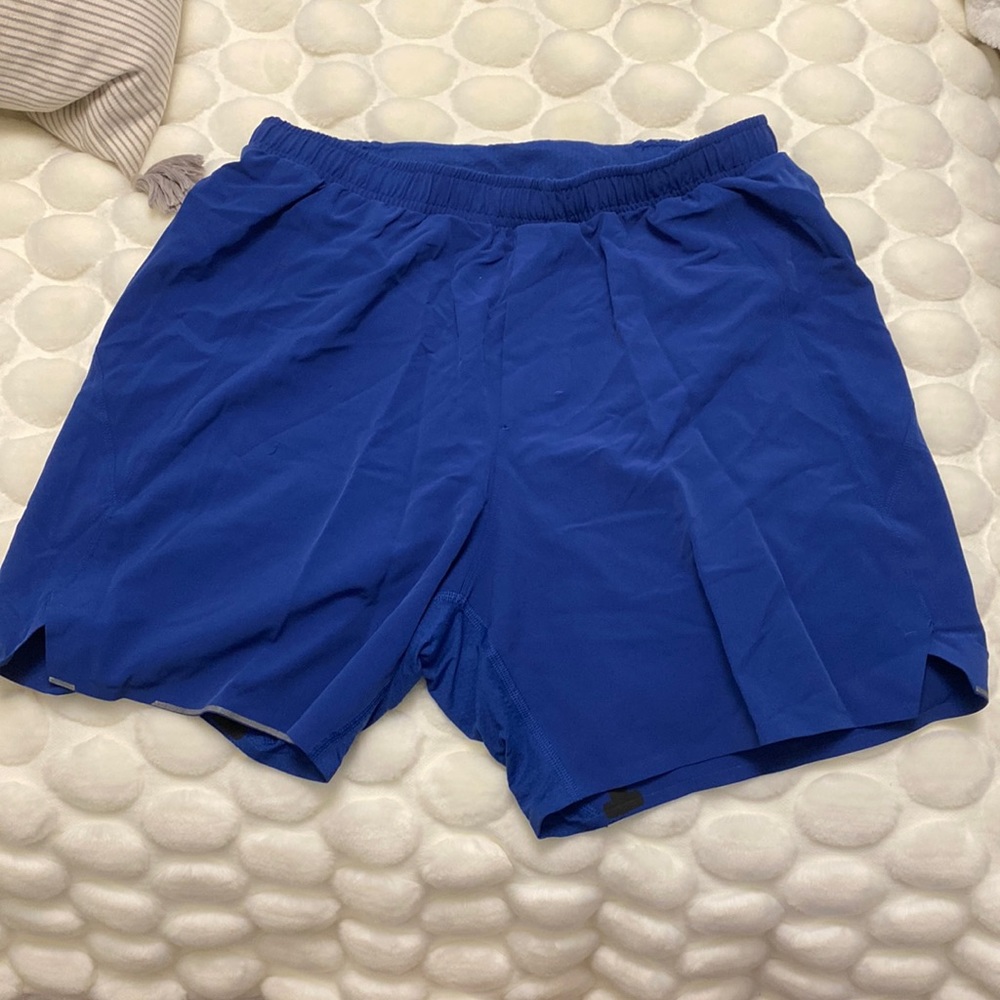 Men’s blue lululemon shorts